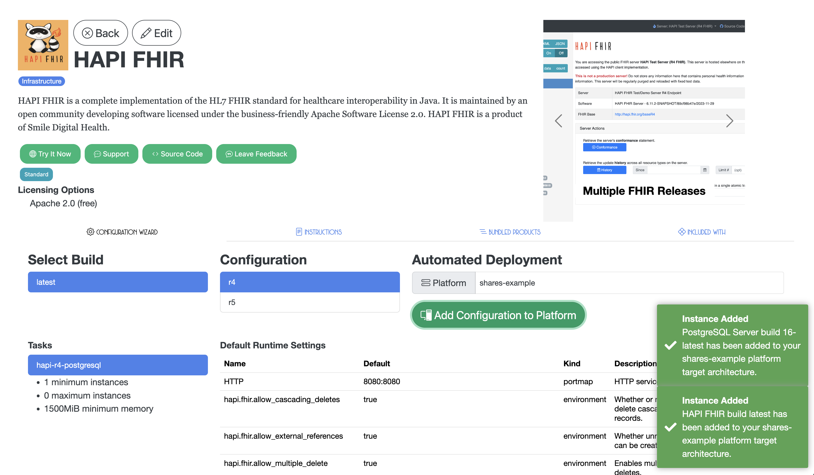 Downloading and Running a Product Stack: HAPI FHIR